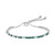 Graziela Gems 18K White Gold Diamond & Emerald Bolo Bracelet