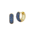 Walters Faith Julian 18K Yellow Gold and Blue Sapphire Huggies
