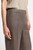 Perisco Pure Linen Gabardine Trousers in Bark Brown