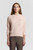 Peserico Pure Wool Yarn Sweater in Peony Pink, Size 44