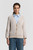 Peserico Cotton Blend Knit Cardigan Sweater in Beige Birch