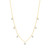 Graziela Gems 18K Yellow Gold Medium Floating Diamond Necklace