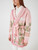 The Port of Joy Palm Beach Cardigan in Pink