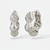 Ashaha Lina White Gold Earrings