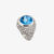 Salima Thakker Labyrinth Topaz Ring, Size 53