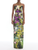 *VIRTUAL TRUNK SHOW* Oscar de la Renta Strapless Abstract Garden Faille Gown