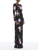 *VIRTUAL TRUNK SHOW* Oscar de la Renta Long Sleeve Large Painted Iris Fil Coupe Gown