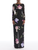 *VIRTUAL TRUNK SHOW* Oscar de la Renta Long Sleeve Large Painted Iris Fil Coupe Gown