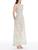 *VIRTUAL TRUNK SHOW* Oscar de la Renta Sleeveless Floral Chantilly Embroidered Gown