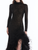 *VIRTUAL TRUNK SHOW* Oscar de la Renta Long Sleeve Mixed All Over Beaded High Low Gown