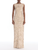 *VIRTUAL TRUNK SHOW* Oscar de la Renta Sleeveless Velvet Paillettes Chiffon Gown