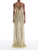 *VIRTUAL TRUNK SHOW* Oscar de la Renta Sleeveless V Neck Crystal All Over Embroidered Gown