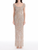 *VIRTUAL TRUNK SHOW* Oscar de la Renta Cap Sleeve All Over Bow Fringe Embroidered Gown