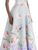 *VIRTUAL TRUNK SHOW* Oscar de la Renta Strapless Large Iris Degrade Faille Gown