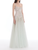 *VIRTUAL TRUNK SHOW* Oscar de la Renta Sleeveless Bugle Cut Bead Embroidered Gown