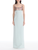 *VIRTUAL TRUNK SHOW* Oscar de la Renta Sleeveless Beaded Iris Embroidered Wool Gown