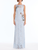 *VIRTUAL TRUNK SHOW* Oscar de la Renta Sleeveless Chrysanthemum 3d Guipure Embroidered Gown