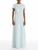 *VIRTUAL TRUNK SHOW* Oscar de la Renta Cap Sleeve Tonal Threadwork Embroidered Caftan