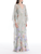 *VIRTUAL TRUNK SHOW* Oscar de la Renta Long Sleeve Iris Degrade Printed Lace Caftan