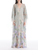 *VIRTUAL TRUNK SHOW* Oscar de la Renta Long Sleeve Iris Degrade Printed Lace Caftan