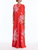 *VIRTUAL TRUNK SHOW* Oscar de la Renta Draped Sleeve Beaded Iris Embroidered Cady Caftan