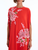*VIRTUAL TRUNK SHOW* Oscar de la Renta Draped Sleeve Beaded Iris Embroidered Cady Caftan