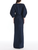 *VIRTUAL TRUNK SHOW* Oscar de la Renta Puff Sleeve Boatneck Moire Silk Gazar Caftan