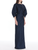 *VIRTUAL TRUNK SHOW* Oscar de la Renta Puff Sleeve Boatneck Moire Silk Gazar Caftan