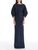 *VIRTUAL TRUNK SHOW* Oscar de la Renta Puff Sleeve Boatneck Moire Silk Gazar Caftan