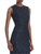*VIRTUAL TRUNK SHOW* Oscar de la Renta Sleeveless Sequin Tweed Cocktail Dress