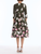 *VIRTUAL TRUNK SHOW* Oscar de la Renta Long Sleeve Painted Iris Degrade Faille Cocktail Dress