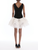 *VIRTUAL TRUNK SHOW* Oscar de la Renta Sleeveless Mixed Media Chrysanthemum Lace Cocktail Dress