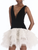 *VIRTUAL TRUNK SHOW* Oscar de la Renta Sleeveless Mixed Media Chrysanthemum Lace Cocktail Dress