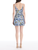 *VIRTUAL TRUNK SHOW* Oscar de la Renta Sleeveless V Neck Allover Beaded Iris Embroidered Cocktail Dress