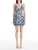 *VIRTUAL TRUNK SHOW* Oscar de la Renta Sleeveless V Neck Allover Beaded Iris Embroidered Cocktail Dress