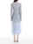 *VIRTUAL TRUNK SHOW* Oscar de la Renta Long Sleeve Mixed All Over Beaded Embroidered Cocktail Dress