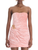 *VIRTUAL TRUNK SHOW* Oscar de la Renta Strapless Pleated Velvet Cocktail Dress