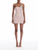 *VIRTUAL TRUNK SHOW* Oscar de la Renta Strapless Scoop Neck Beaded Iris Embroidered Cocktail Dress