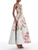 *VIRTUAL TRUNK SHOW* Oscar de la Renta Strapless Scoop Neck Floral Chine Jacquard Cocktail Dress