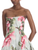*VIRTUAL TRUNK SHOW* Oscar de la Renta Strapless Scoop Neck Floral Chine Jacquard Cocktail Dress