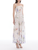 *VIRTUAL TRUNK SHOW* Oscar de la Renta Sleeveless Large Iris Degrade Printed Lace Day Dress