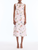 *VIRTUAL TRUNK SHOW* Oscar de la Renta Sleeveless Painted Iris Poplin Day Dress