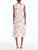 *VIRTUAL TRUNK SHOW* Oscar de la Renta Sleeveless Painted Iris Poplin Day Dress