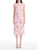 *VIRTUAL TRUNK SHOW* Oscar de la Renta Cape Sleeve Painted Iris Degrade Lace Day Dress