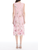 *VIRTUAL TRUNK SHOW* Oscar de la Renta Cape Sleeve Painted Iris Degrade Lace Day Dress