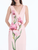 *VIRTUAL TRUNK SHOW* Oscar de la Renta Sleeveless Draped Painted Iris Jersey Day Dress