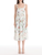 *VIRTUAL TRUNK SHOW* Oscar de la Renta Sleeveless Painted Iris Poplin Day Dress