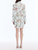 *VIRTUAL TRUNK SHOW* Oscar de la Renta Long Sleeve Painted Iris Poplin Day Dress