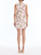*VIRTUAL TRUNK SHOW* Oscar de la Renta Sleeveless Watercolor Iris Wool Shift Dress
