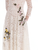 *VIRTUAL TRUNK SHOW* Oscar de la Renta Long Sleeve Draped Chrysanthemum 3d Guipure Dress